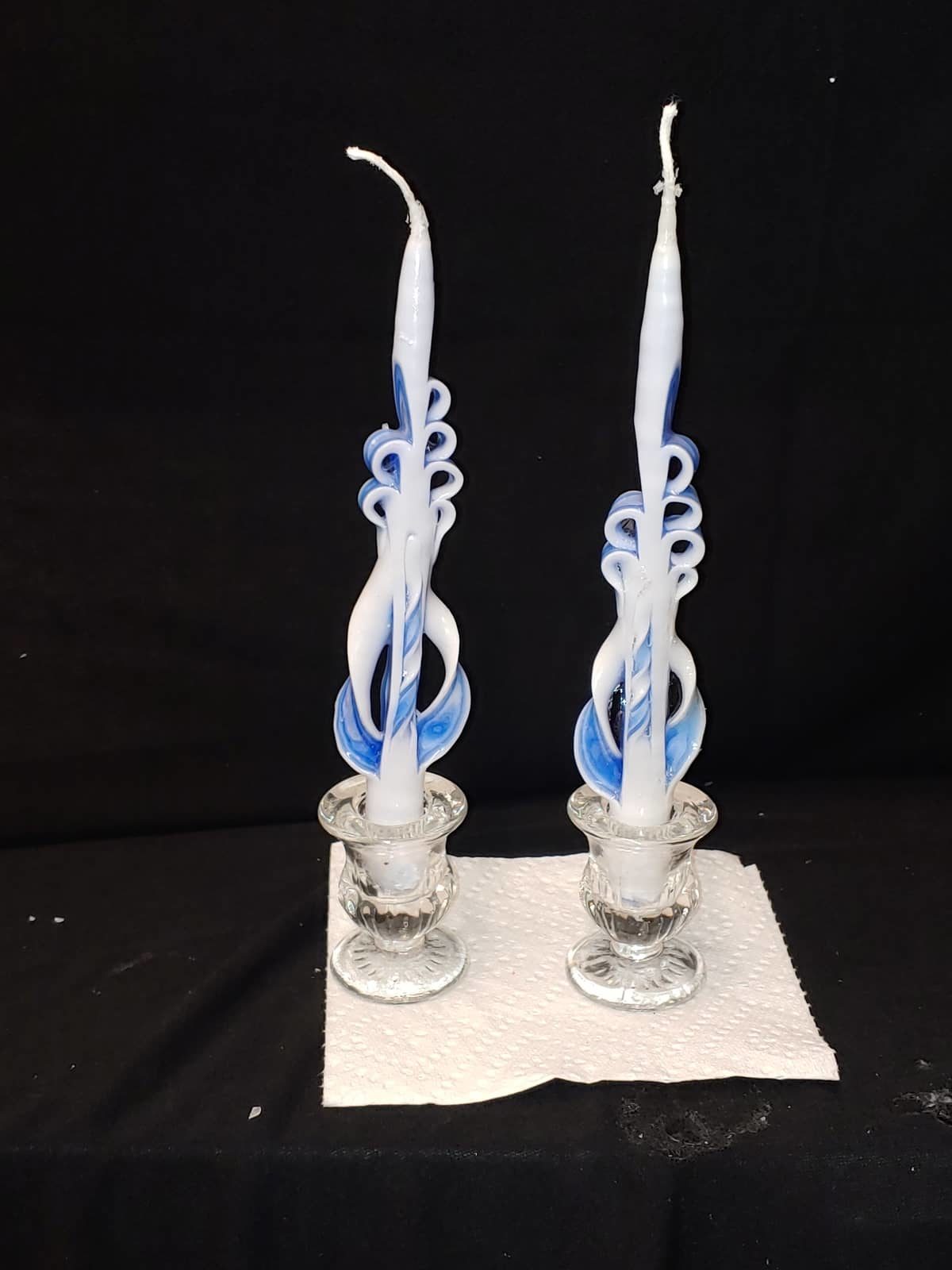 Candles Elite Grand Junction Blue Dinner Tapers